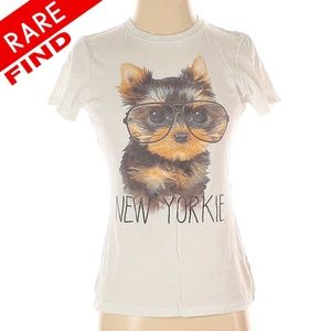 RARE Small "New Yorkie" Graphic Tee